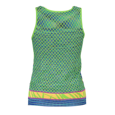 Haut Desigual en coton vert pour femme