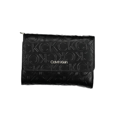 Calvin Klein Zwarte Polyethyleen Dames Portemonnee