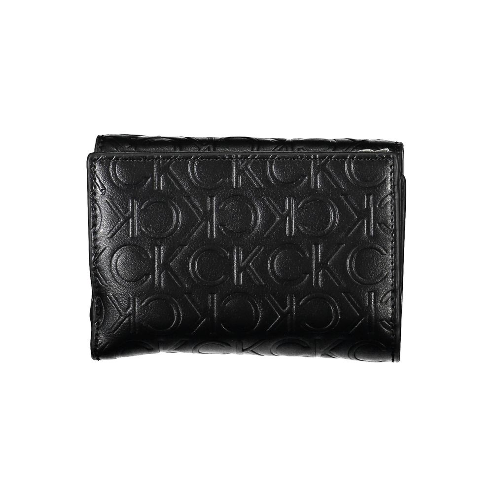Calvin Klein Zwarte Polyethyleen Dames Portemonnee