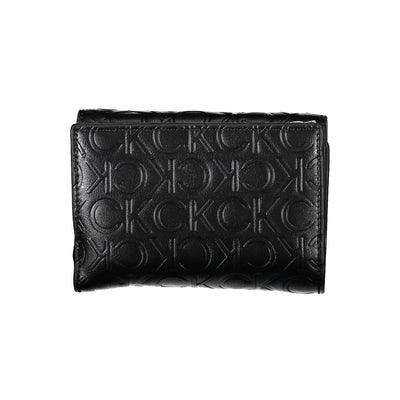 Calvin Klein Zwarte Polyethyleen Dames Portemonnee
