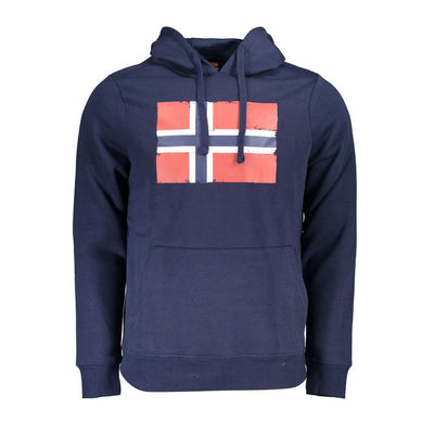 Noorwegen 1963 Blauwe Katoenen Herentrui