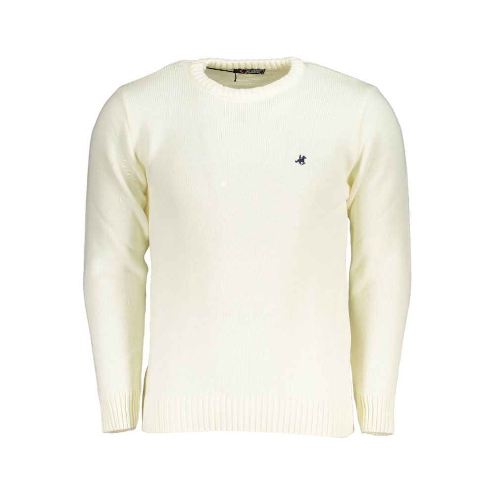 US Grand Polo Witte Stoffen Trui