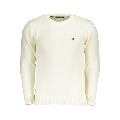 US Grand Polo Witte Stoffen Trui