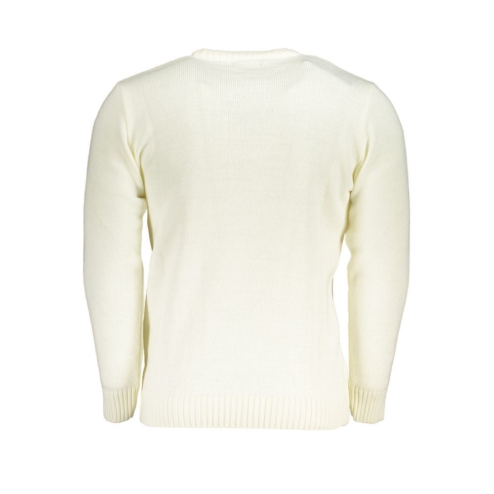 US Grand Polo Witte Stoffen Trui