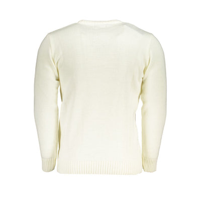 US Grand Polo Witte Stoffen Trui