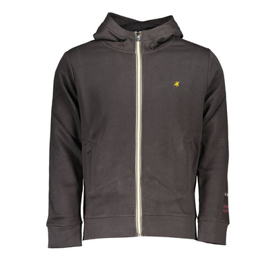 Pull homme en coton marron US Grand Polo