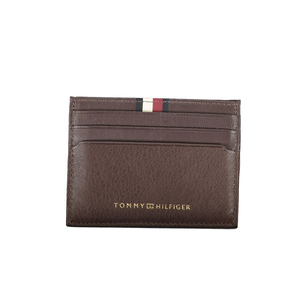 Tommy Hilfiger Bruine Leren Herenportemonnee