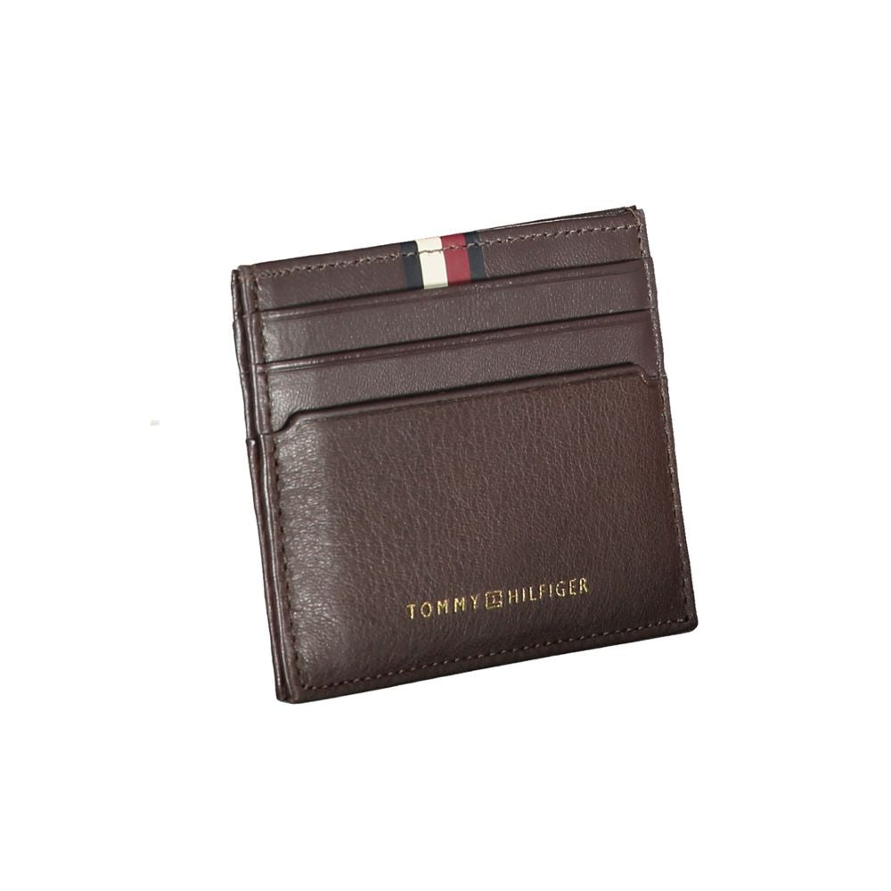 Tommy Hilfiger Bruine Leren Herenportemonnee