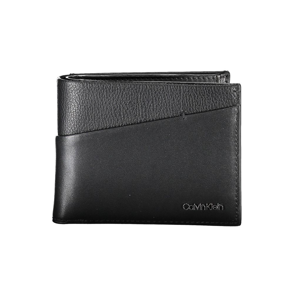 Calvin Klein Strakke leren portemonnee met RFID-blokkering