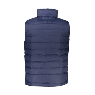 Veste bleue brodée sans manches élégante La Martina