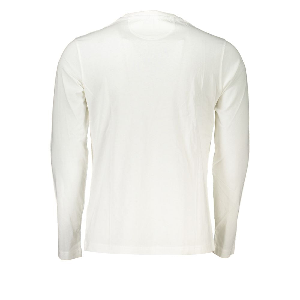 La Martina Chic Crew Neck geborduurd wit T-shirt
