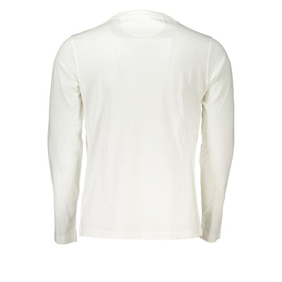 La Martina Chic Crew Neck geborduurd wit T-shirt