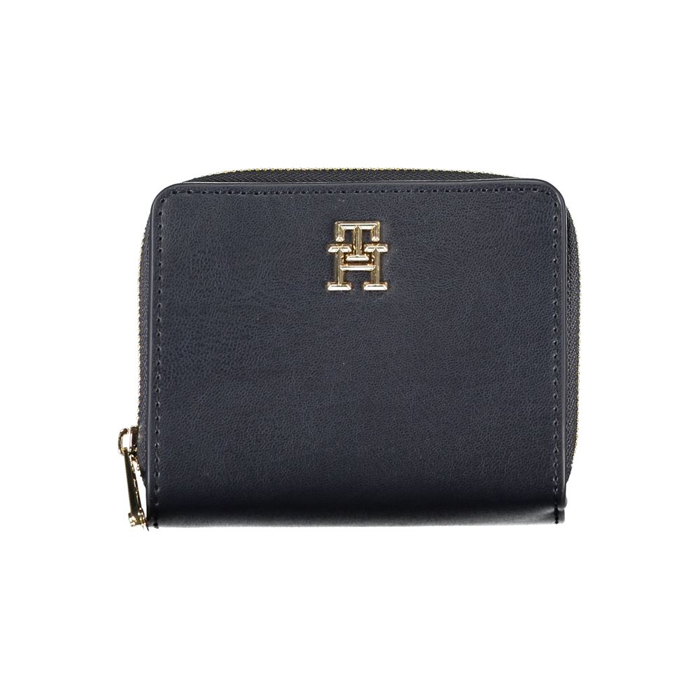 Tommy Hilfiger Strakke Blauwe Polyethyleen Portemonnee