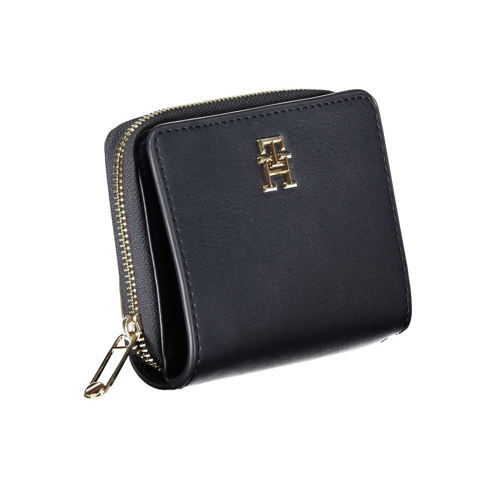 Tommy Hilfiger Strakke Blauwe Polyethyleen Portemonnee