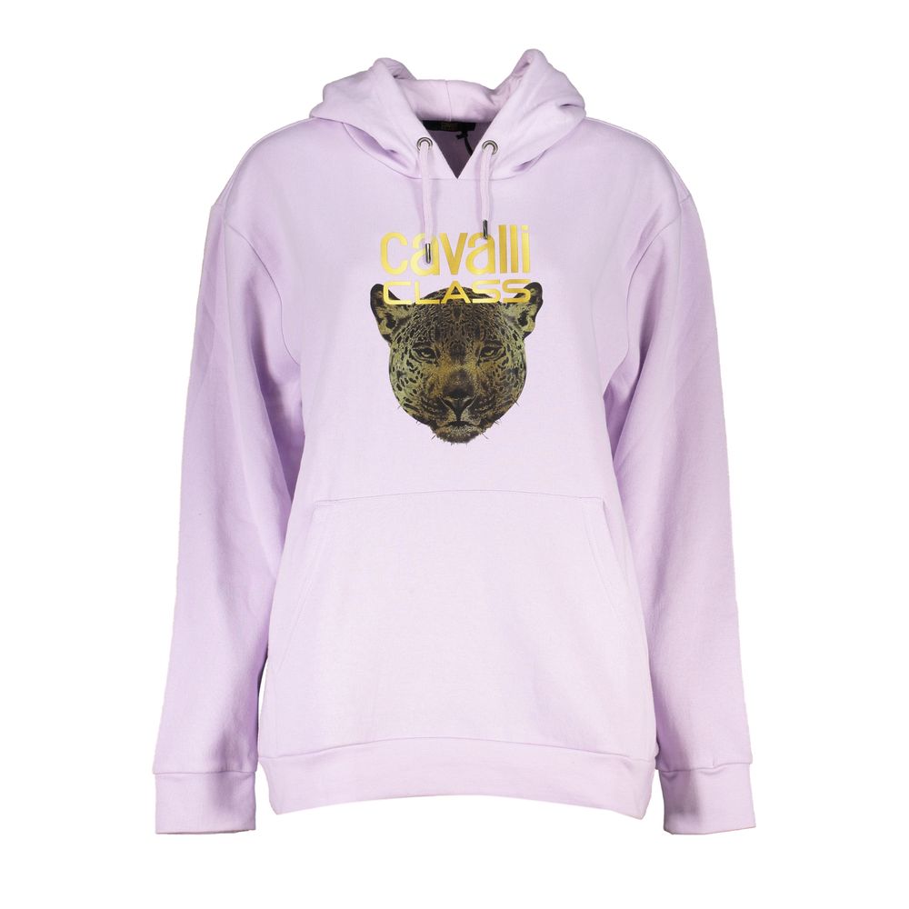 Cavalli Class Paarse Katoenen Trui