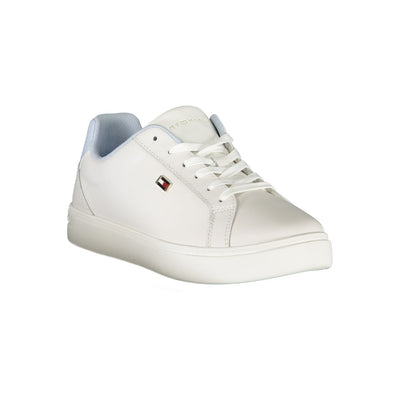 Tommy Hilfiger witte polyester sneaker