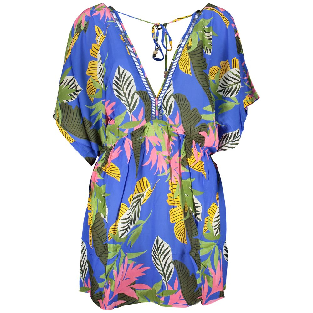 Robe en viscose bleue Desigual