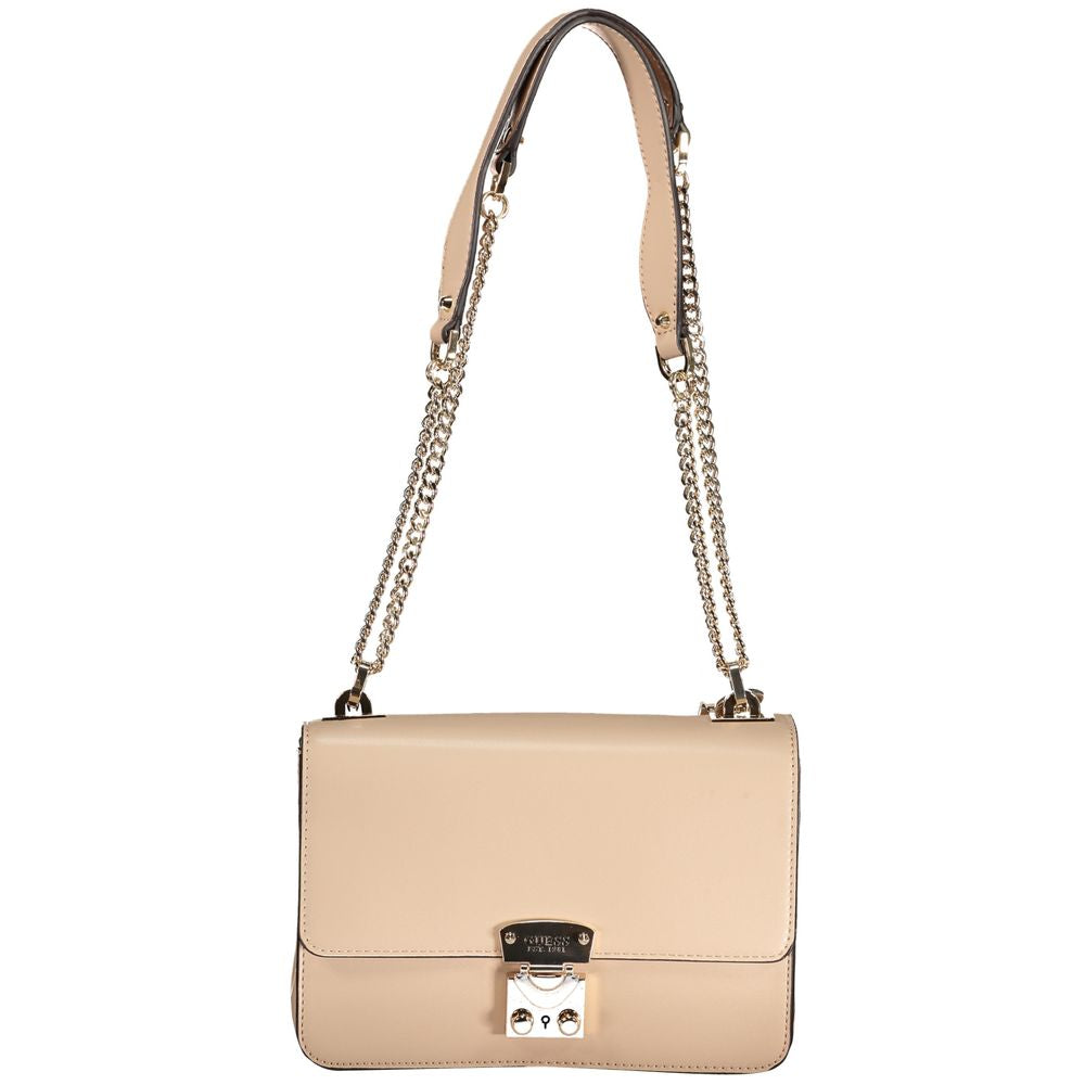 Guess Jeans Beige Polyethyleen Handtas
