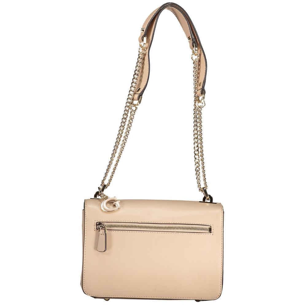 Guess Jeans Beige Polyethyleen Handtas