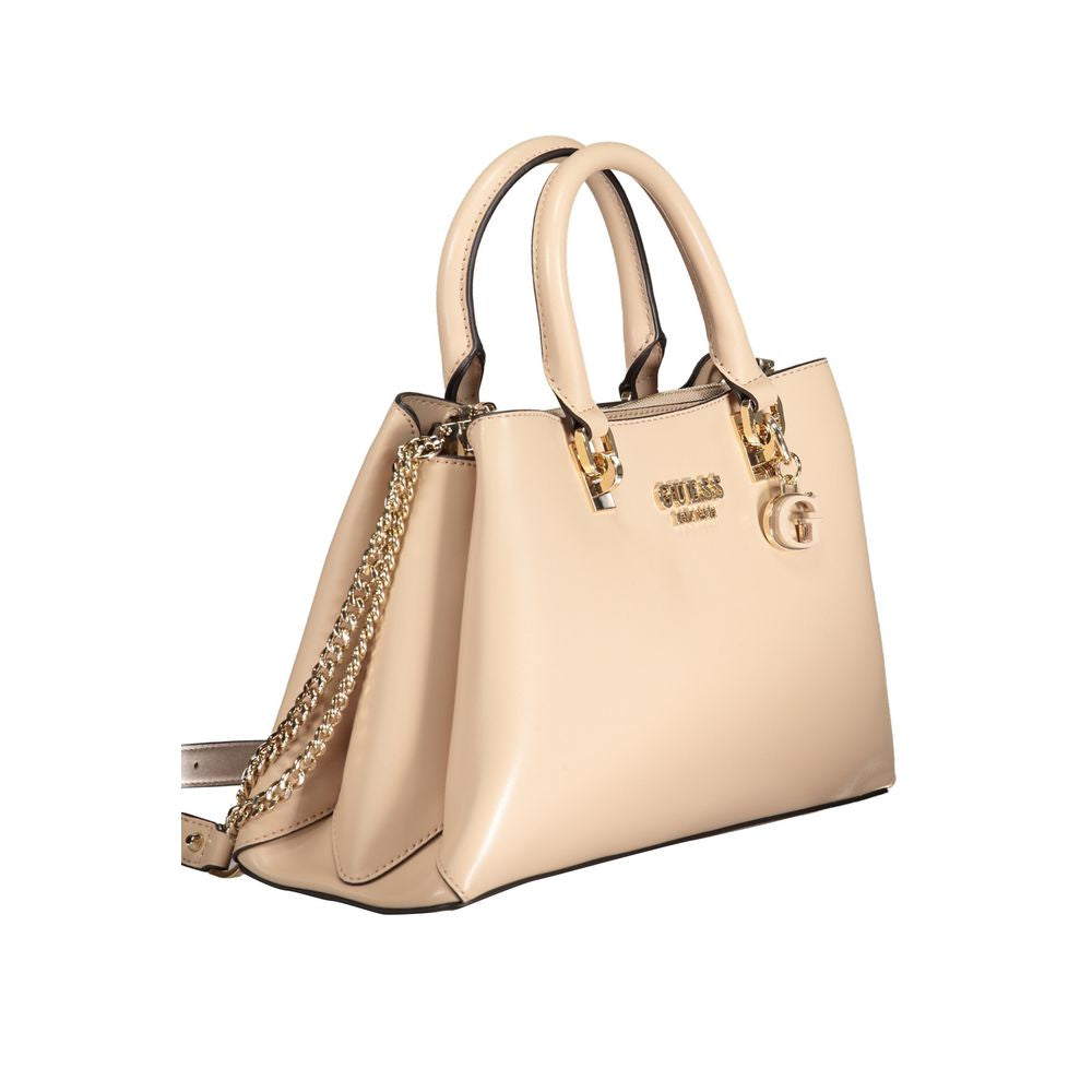 Guess Jeans Beige Polyethyleen Handtas