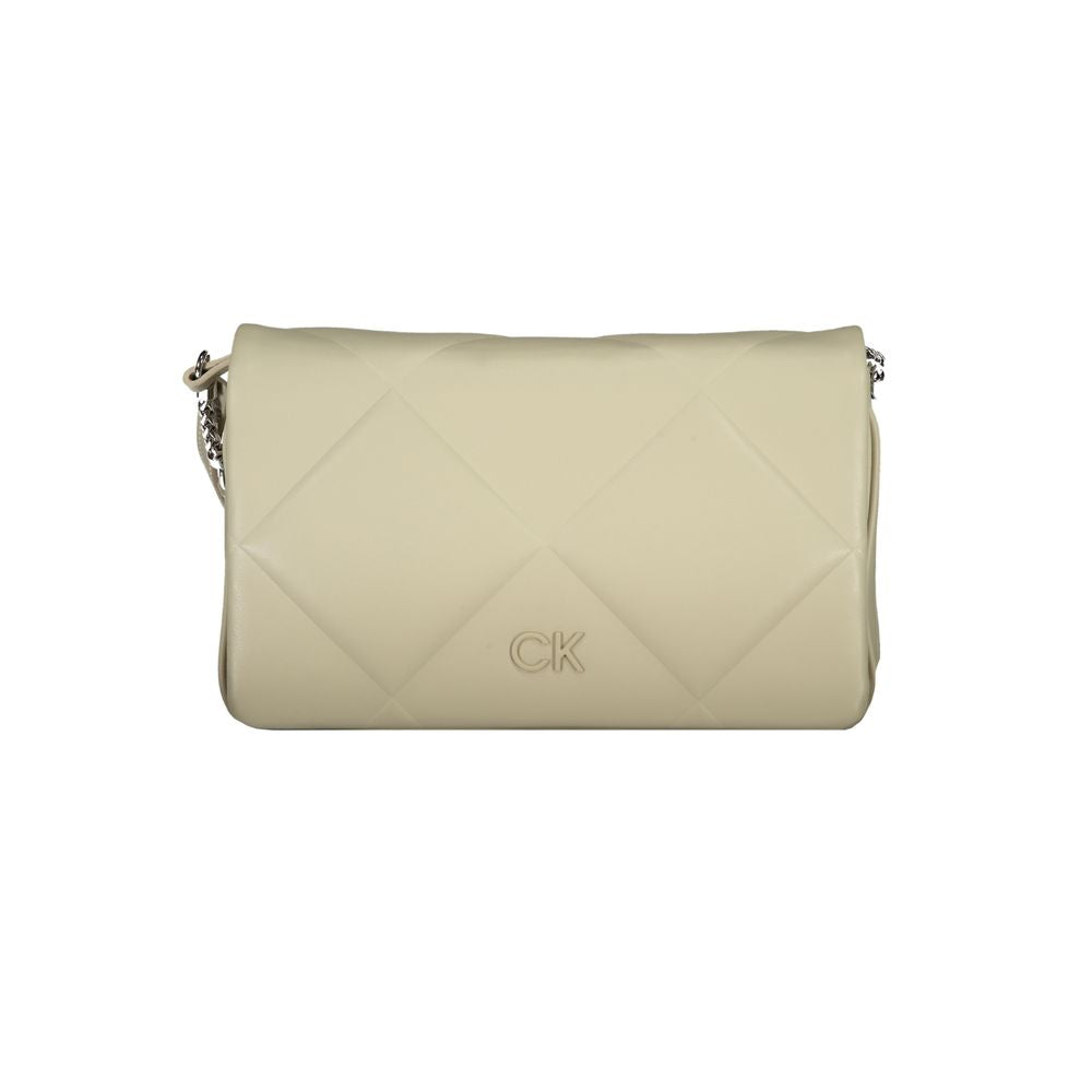 Calvin Klein beige katoenen handtas