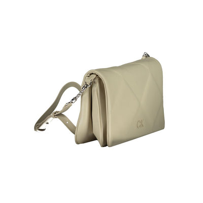 Calvin Klein beige katoenen handtas