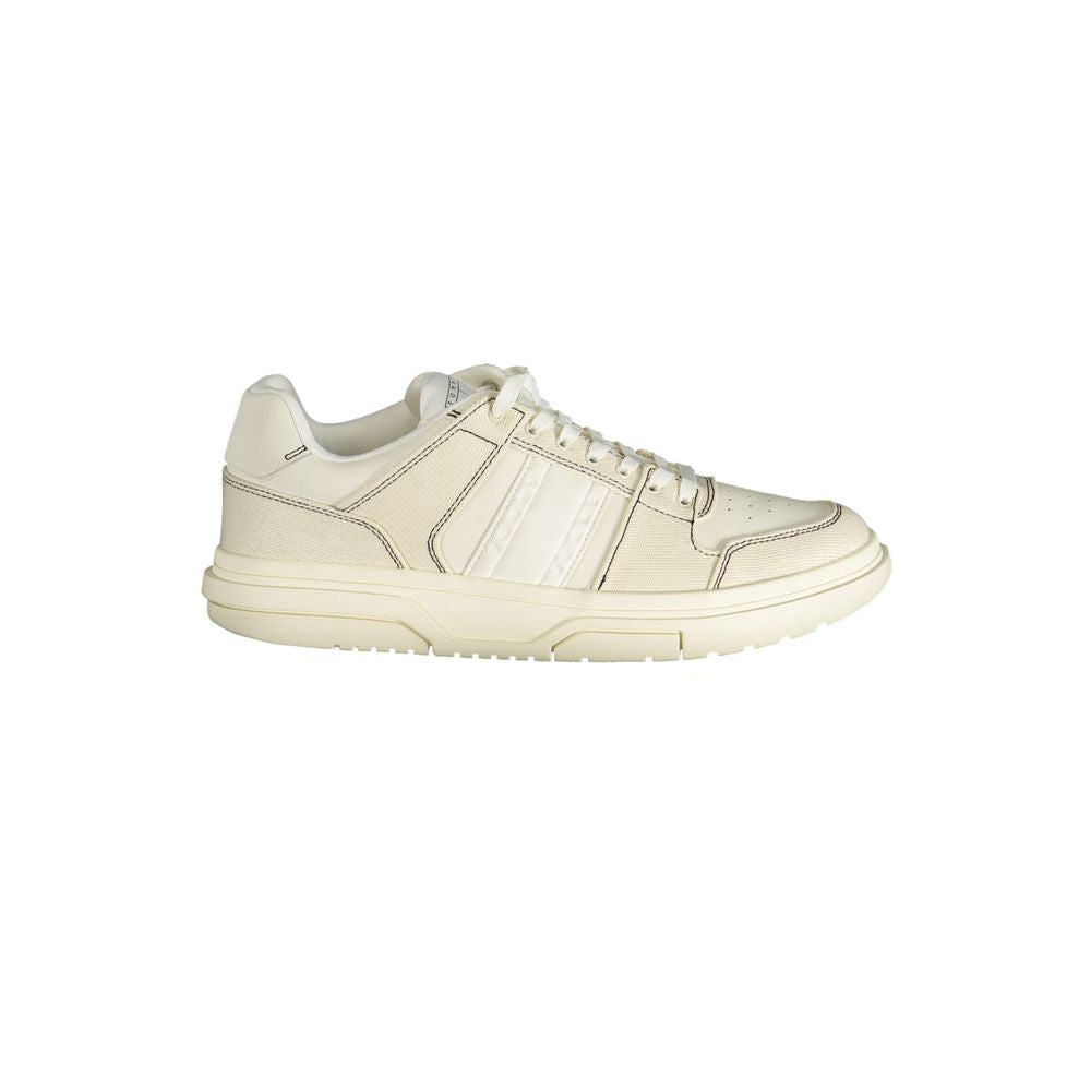 Tommy Hilfiger witte polyester sneaker