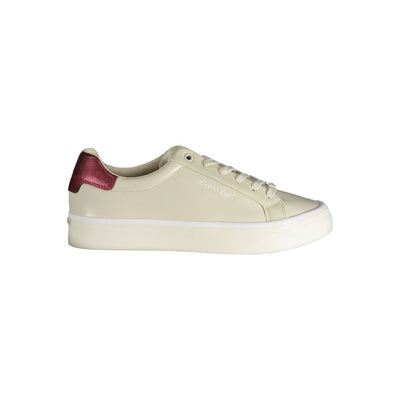 Calvin Klein beige polyester sneaker