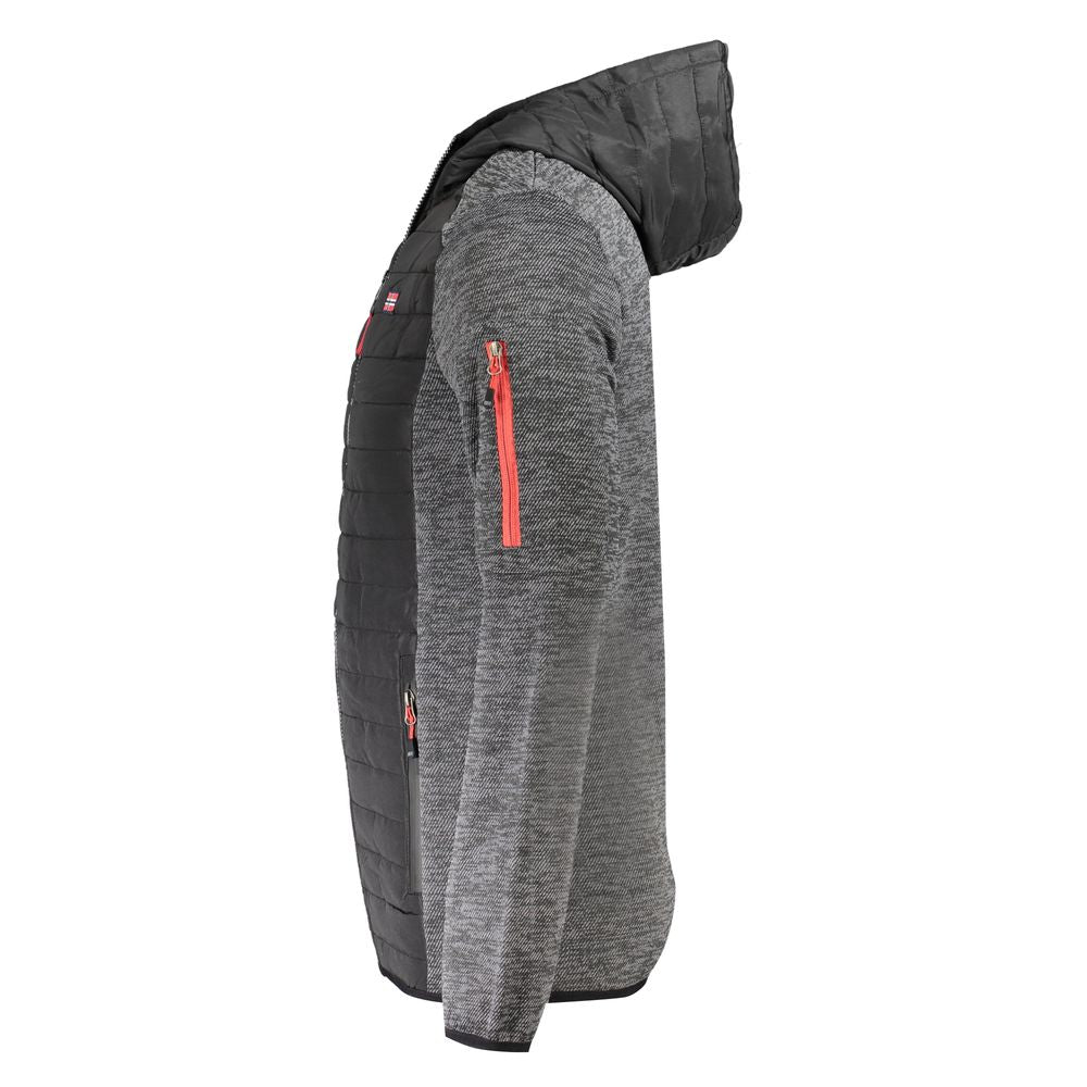 Veste homme grise en polyester, Norvège 1963