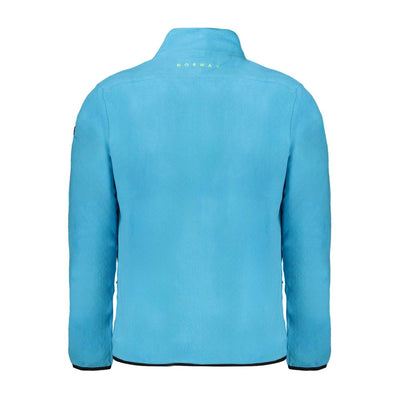 Pull en polyester bleu pour homme, Norvège 1963