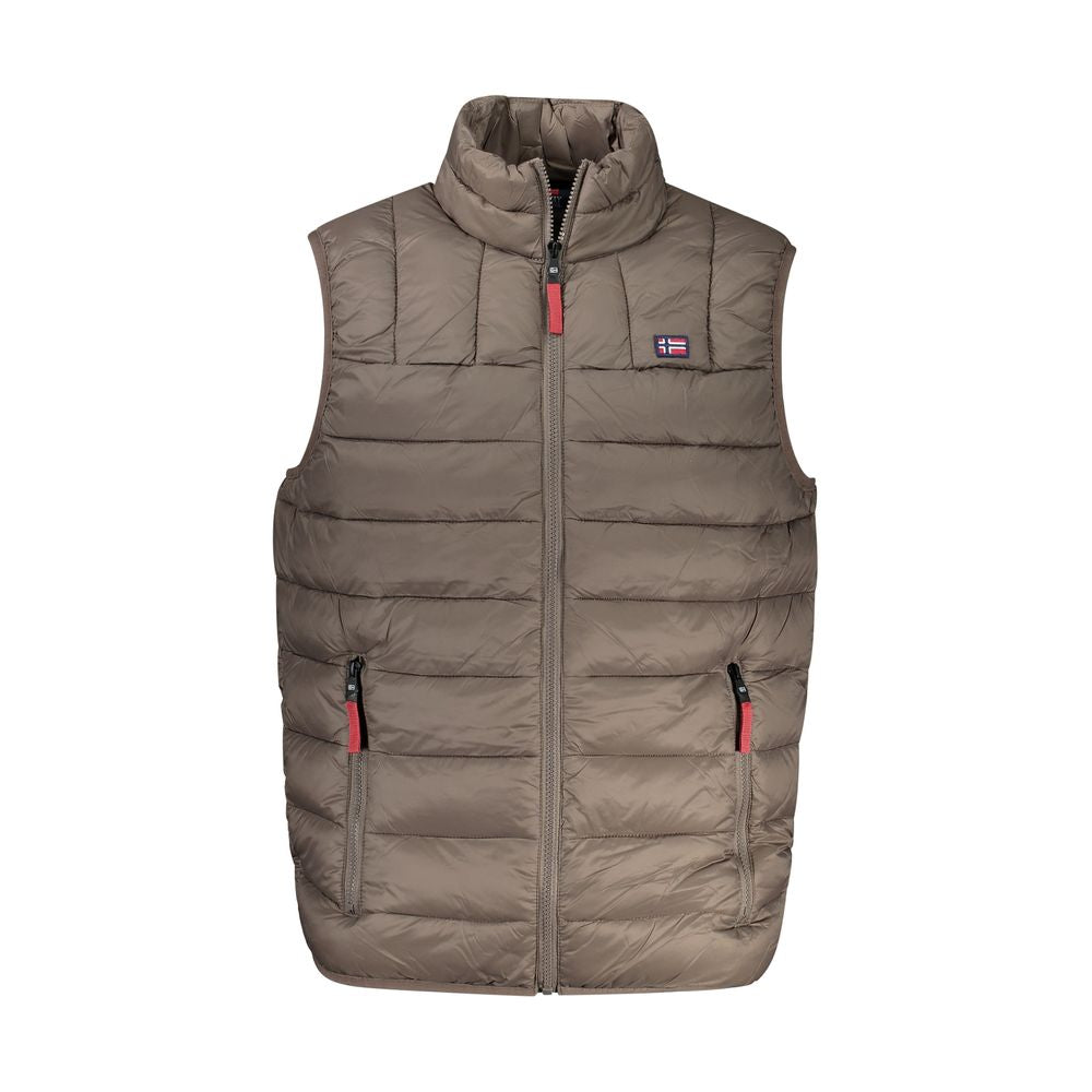 Veste en polyamide marron Norvège 1963