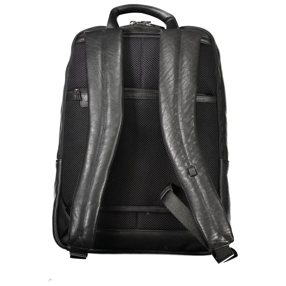 Sac à dos Piquadro en cuir noir pour homme