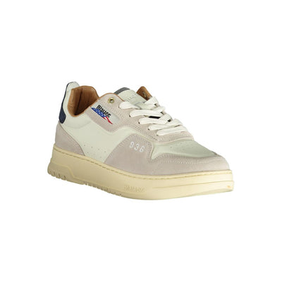 Baskets Blauer en polyéthylène blanc pour hommes