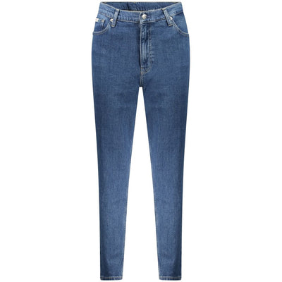 Calvin Klein Blue Cotton Women Jeans