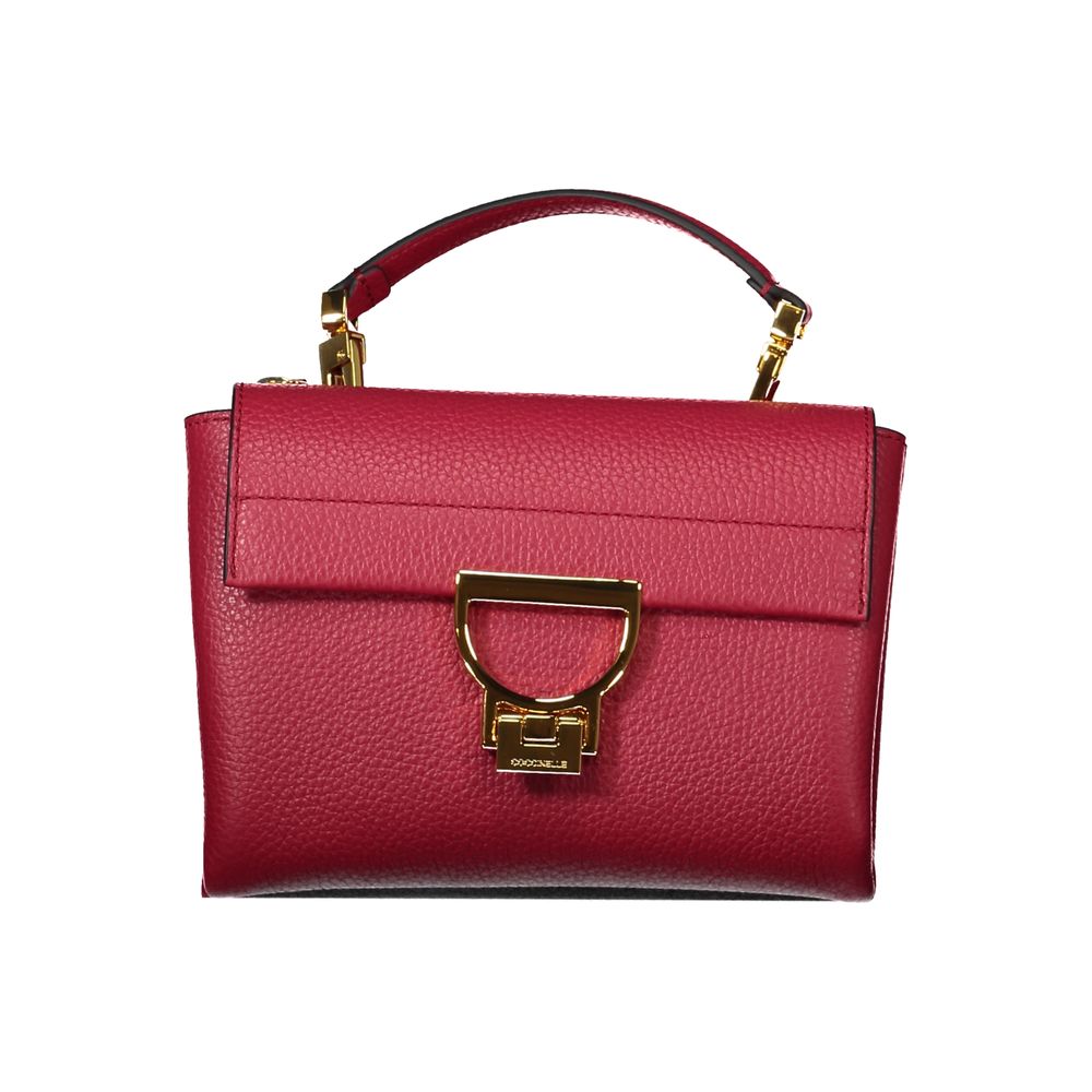 Sac à main Coccinelle en cuir rouge pour femme