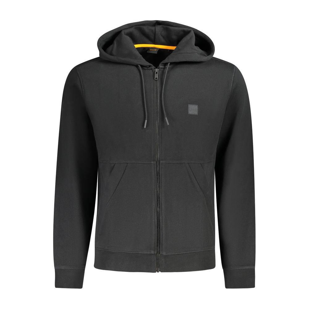 Pull en coton noir Hugo Boss