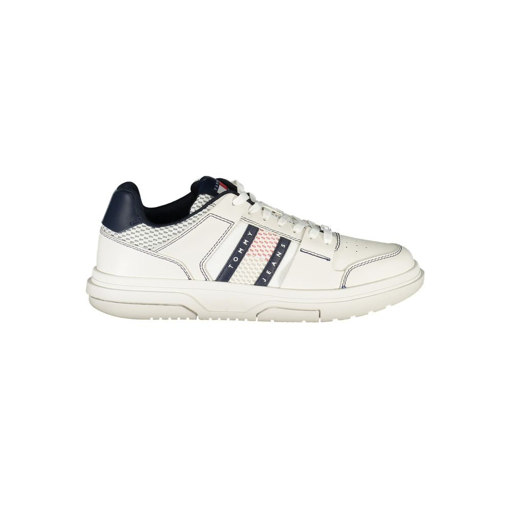 Tommy Hilfiger blauwe leren herensneaker
