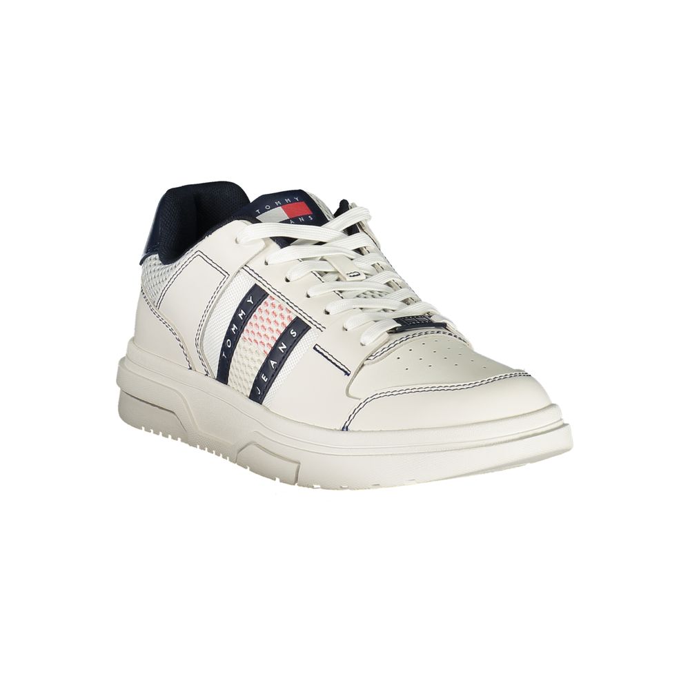Tommy Hilfiger blauwe leren herensneaker