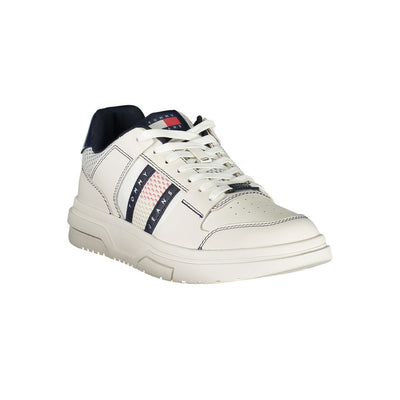 Tommy Hilfiger blauwe leren herensneaker