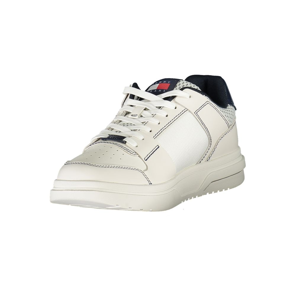 Tommy Hilfiger blauwe leren herensneaker