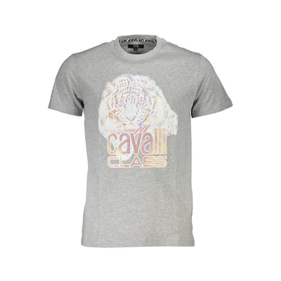 T-shirt Cavalli Class en coton marron pour homme