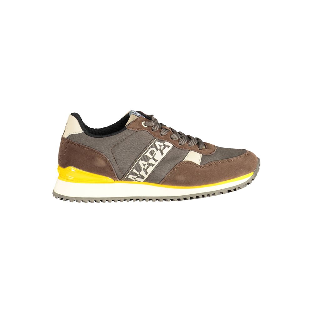 Baskets Napapijri en polyester marron