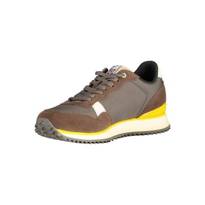 Baskets Napapijri en polyester marron