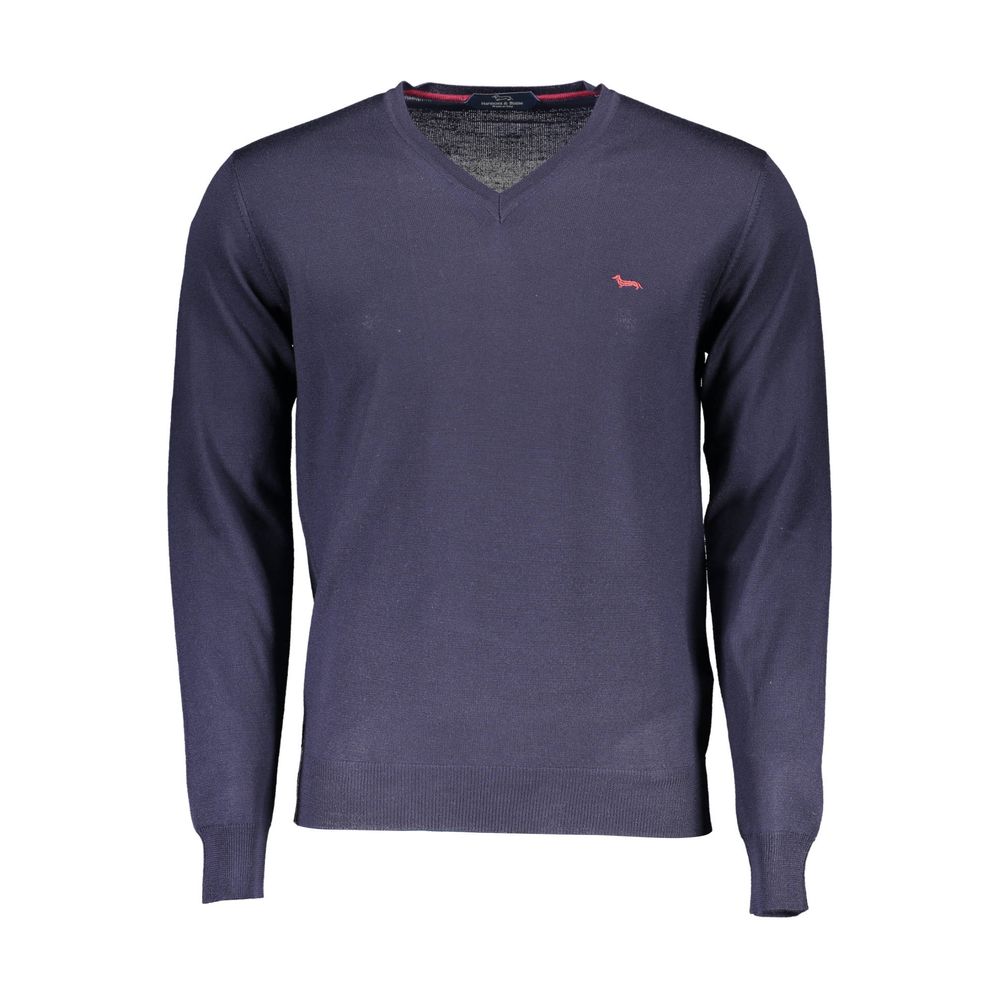 Pull homme en laine bleue Harmont &amp; Blaine