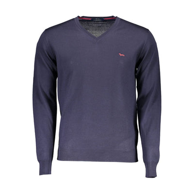 Pull homme en laine bleue Harmont &amp; Blaine