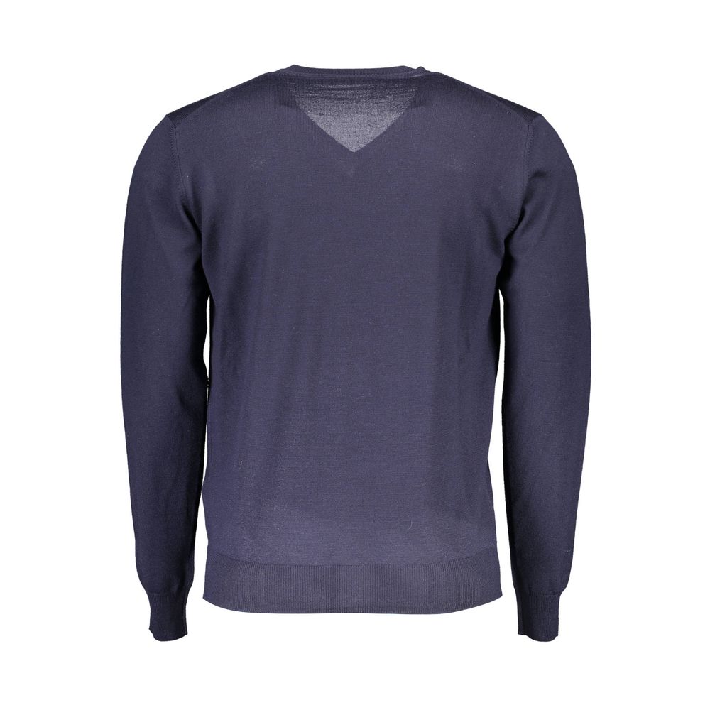Pull homme en laine bleue Harmont &amp; Blaine