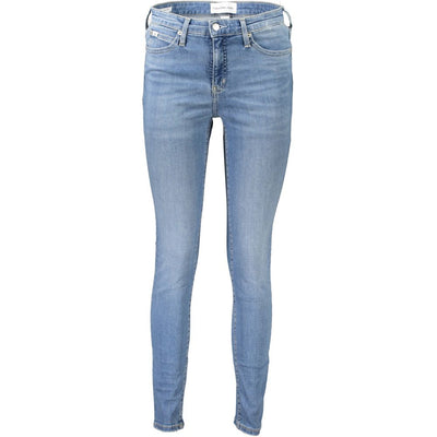 Jean Calvin Klein en coton bleu pour femme