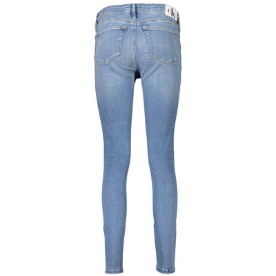 Jean Calvin Klein en coton bleu pour femme
