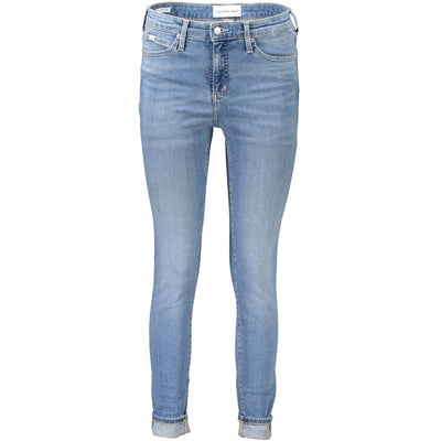 Jean Calvin Klein en coton bleu pour femme