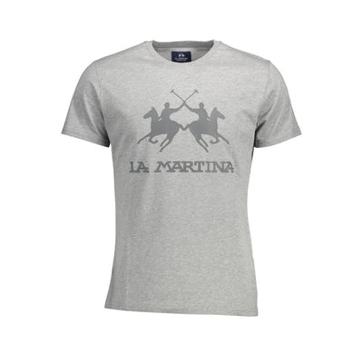 La Martina Bruin Katoenen Heren T-shirt